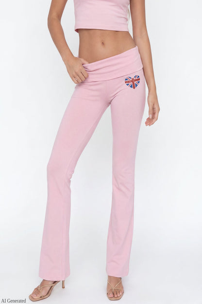 Graphic Baby Tee & Flare Legging Set