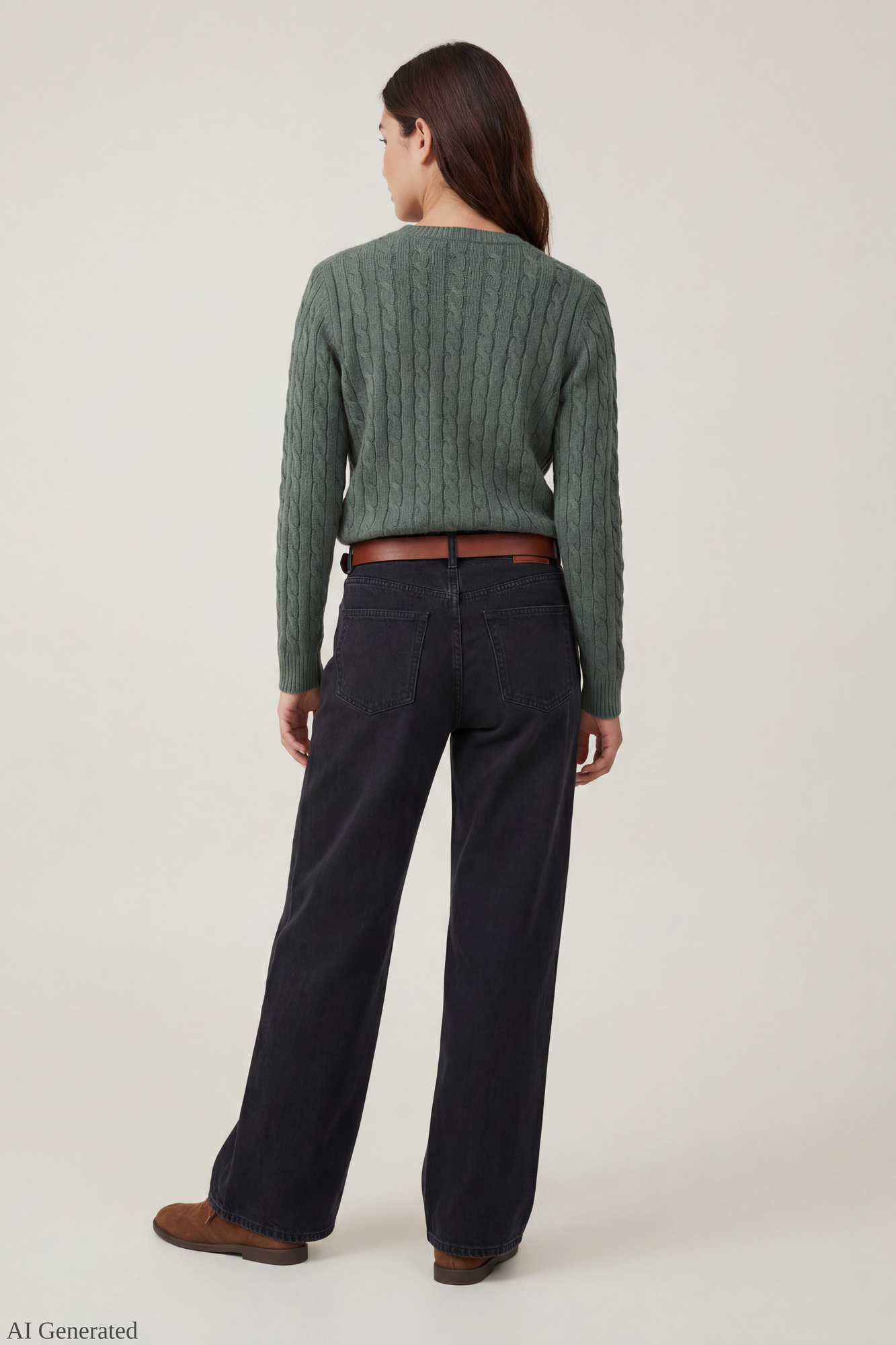 Cable Knit Button-Up Cardigan