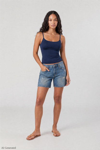 Braless Scoop Neck Cami