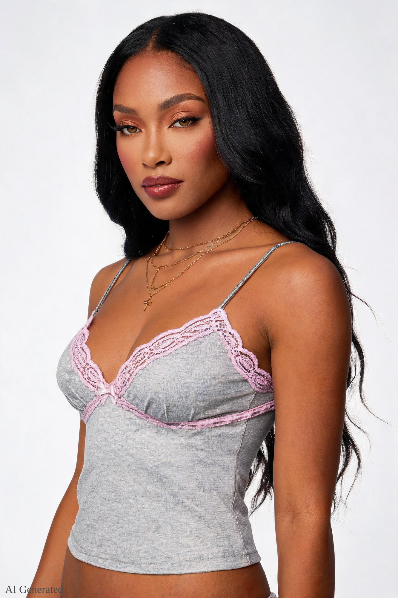 Soft Lace Trim Cami