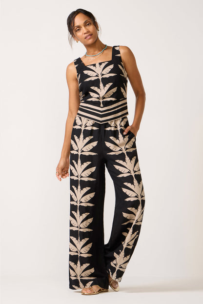 Dani Wide Leg Linen Pant