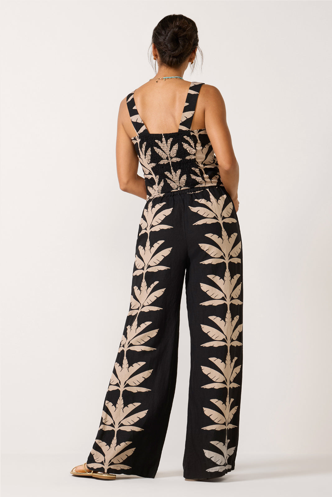 Dani Wide Leg Linen Pant
