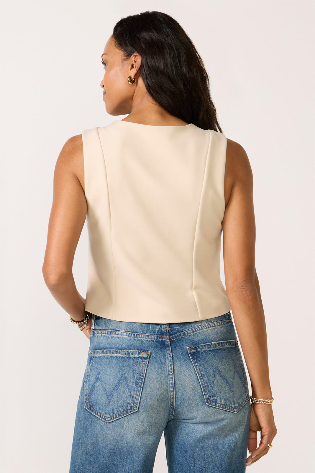 Briar Button Front Vest