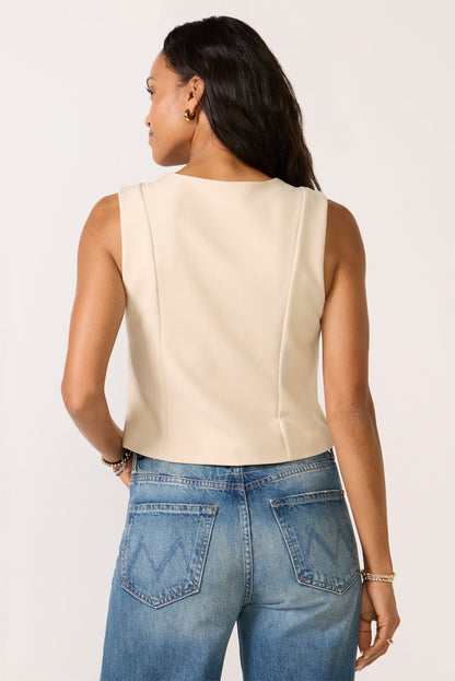 Briar Button Front Vest