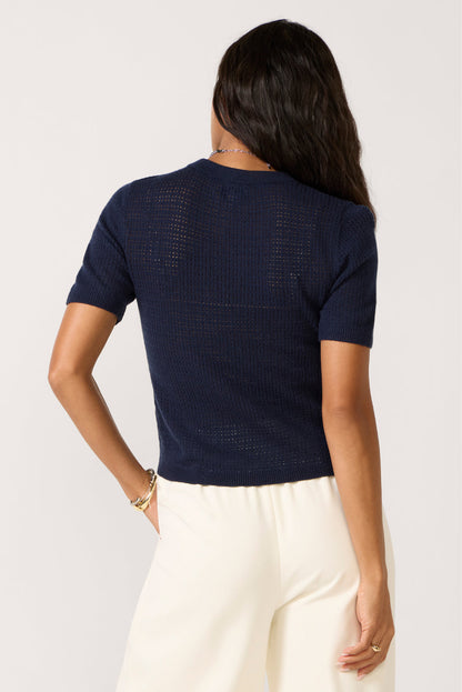 Amanda Pointelle Tee