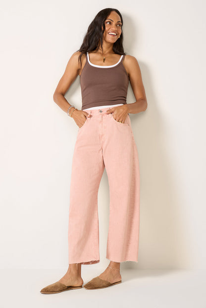 Hattie Barrel Crop Jean