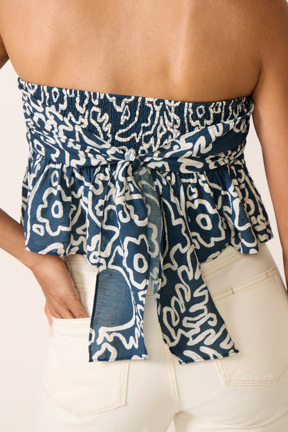 Della Strapless Top
