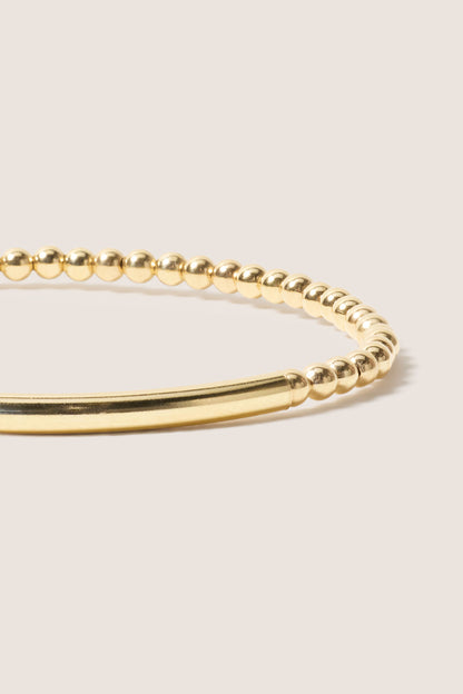 Bliss Bar Smooth Gold 3mm Bracelet
