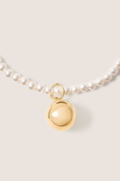 Classic Pearl 3mm Bracelet w Bead