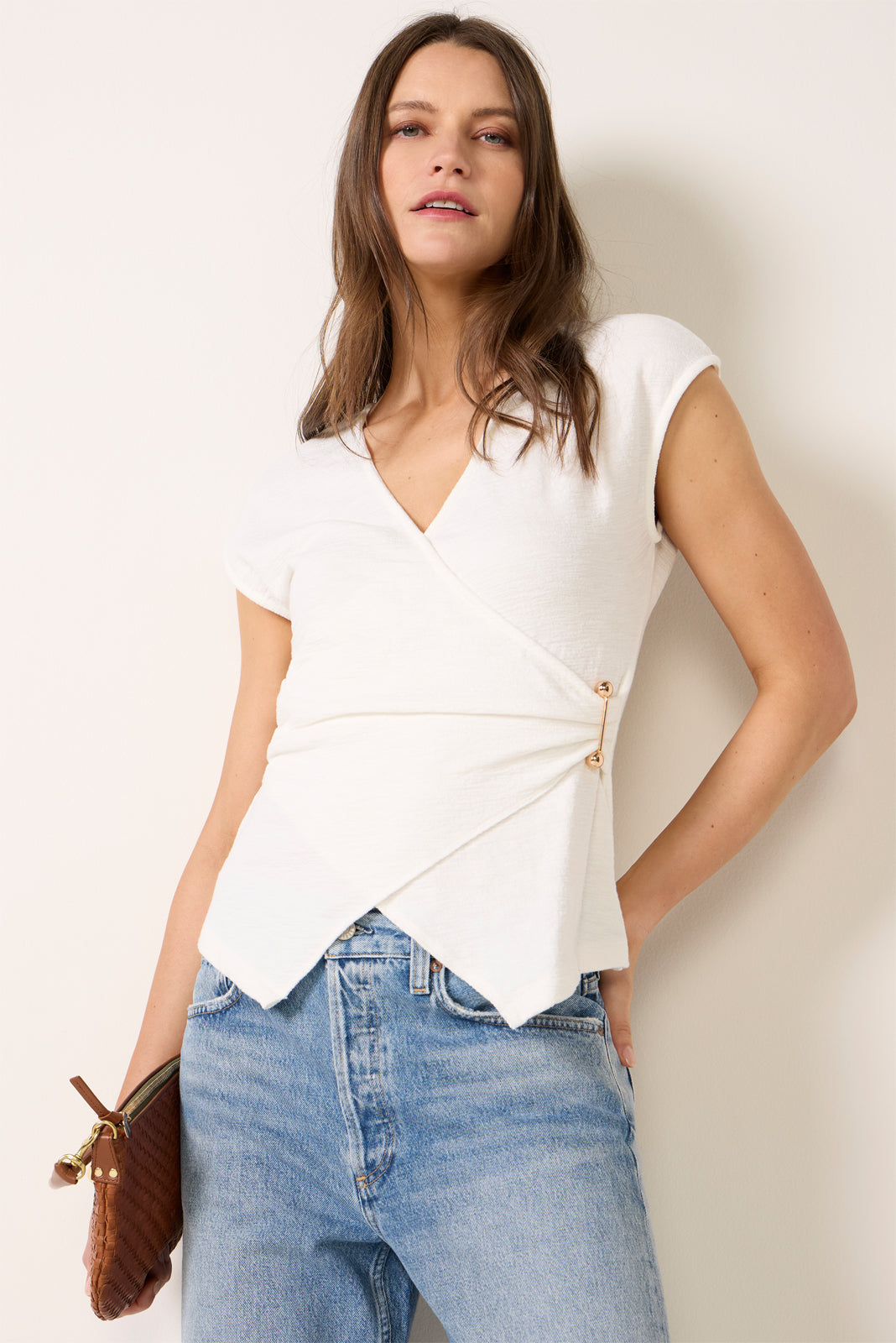 Ivy Faux Wrap Top