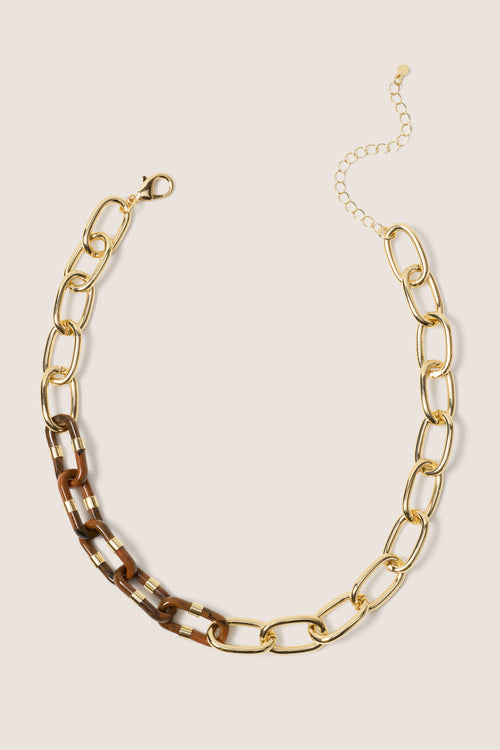 Gia Resin Link Necklace
