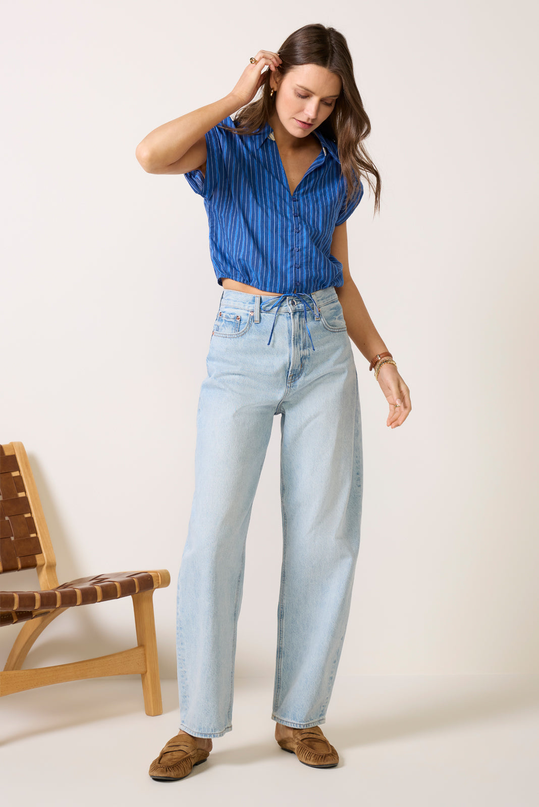 Farah Dolman Cuff Sleeve Shirt