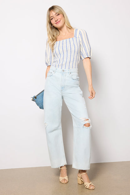 Ellison Smocked Top