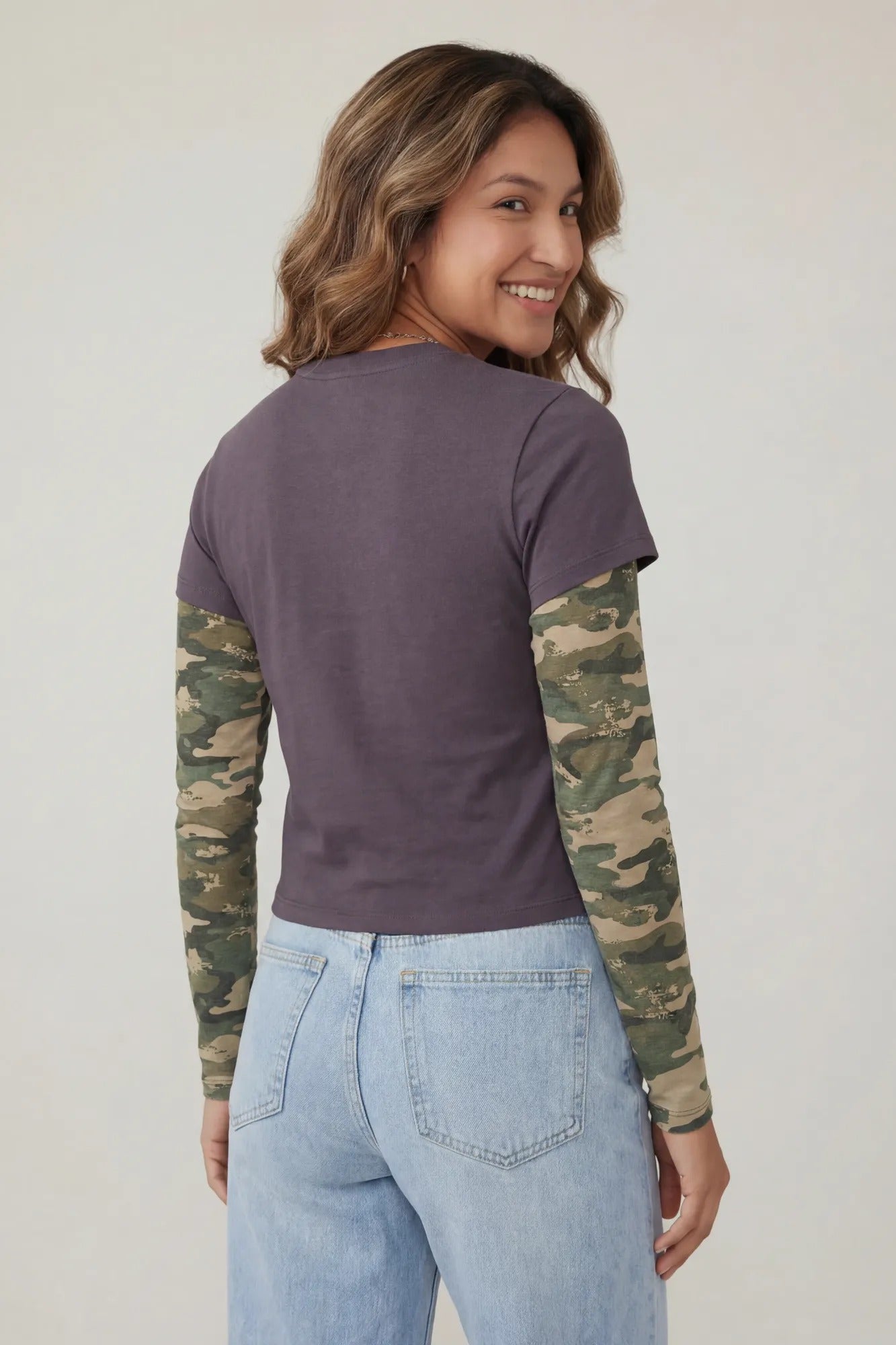 Double Sleeve Graphic T-Shirt