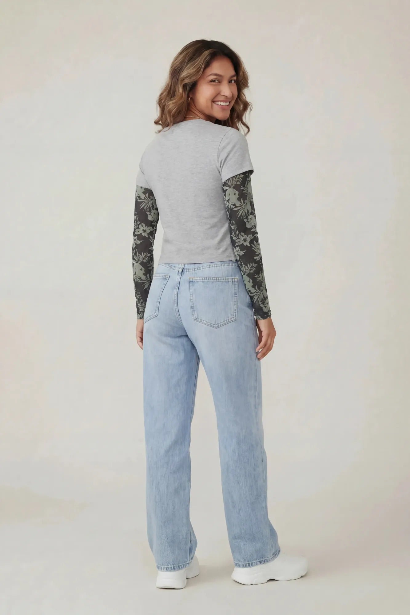 Double Sleeve Graphic T-Shirt