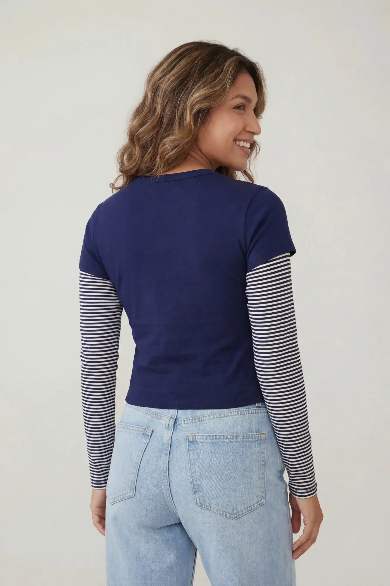 Double Sleeve Graphic T-Shirt