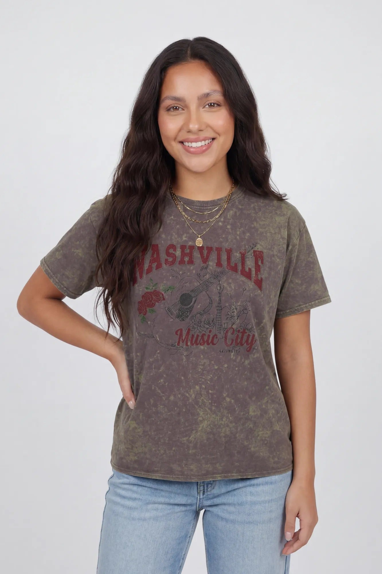 Washed Graphic Boyfriend T-Shirt