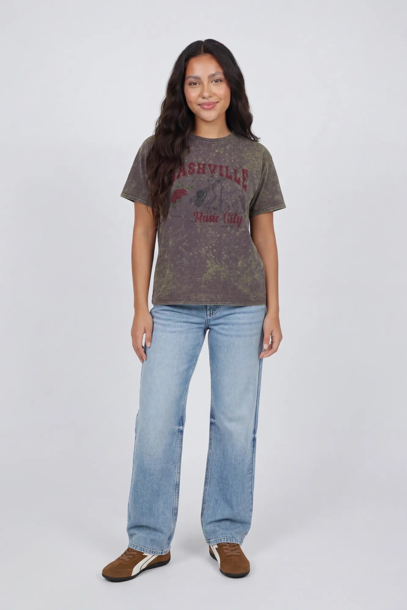 Washed Graphic Boyfriend T-Shirt