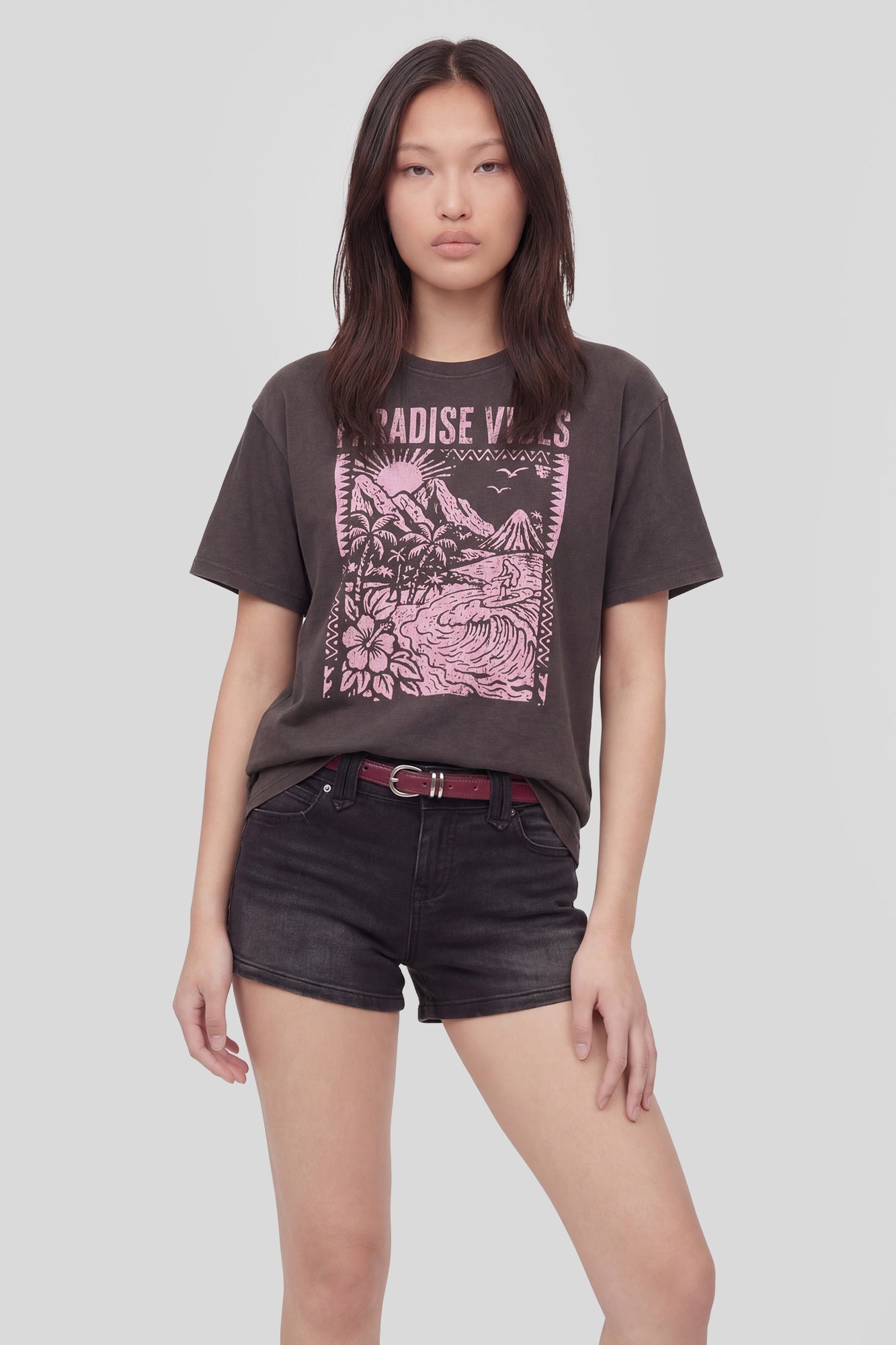 Washed Graphic Boyfriend T-Shirt