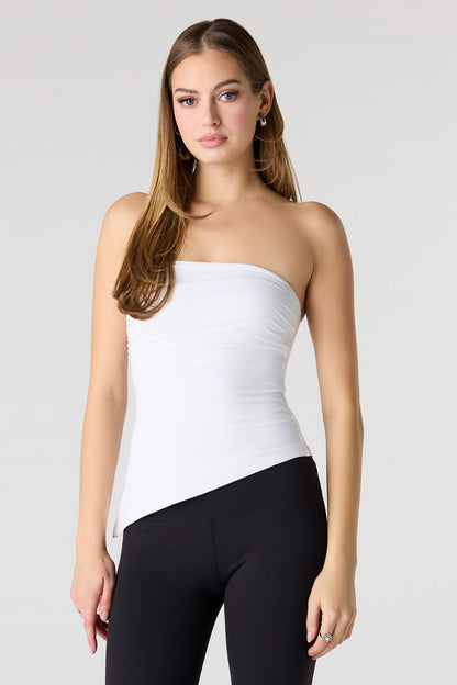 Heavy Contour Asymmetrical Tube Top