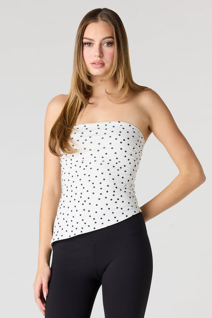 Heavy Contour Asymmetrical Tube Top