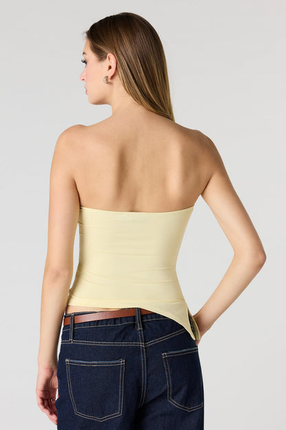 Heavy Contour Asymmetrical Tube Top