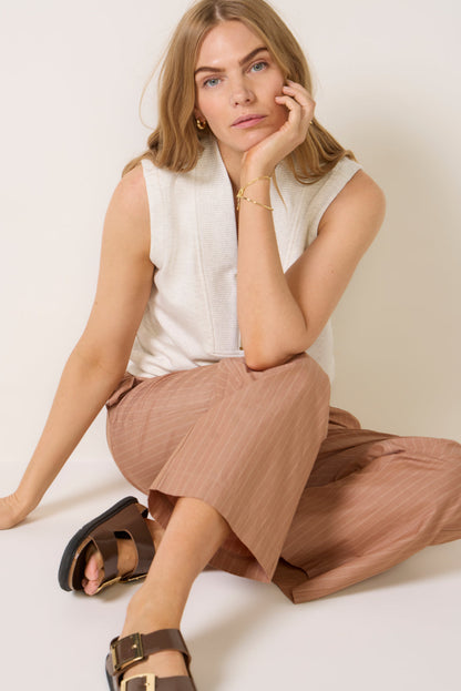 Beau Sleeveless Sweatshirt