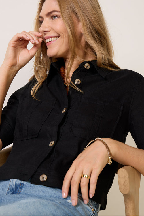 Finly Linen Jacket