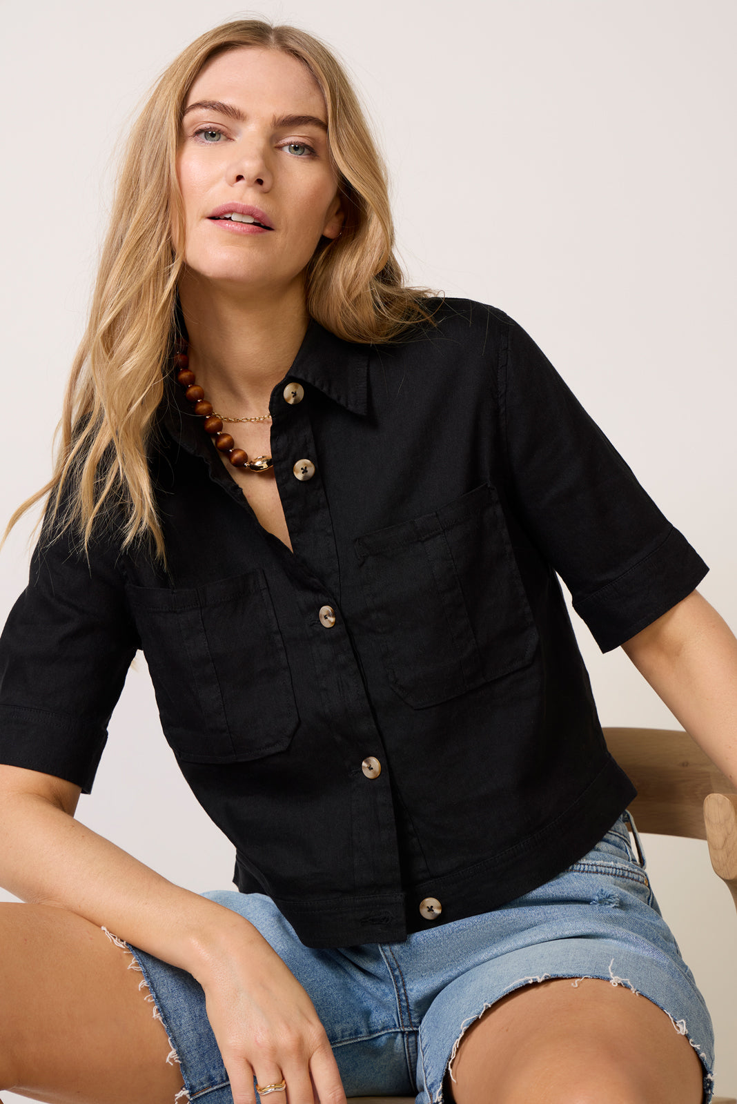 Finly Linen Jacket