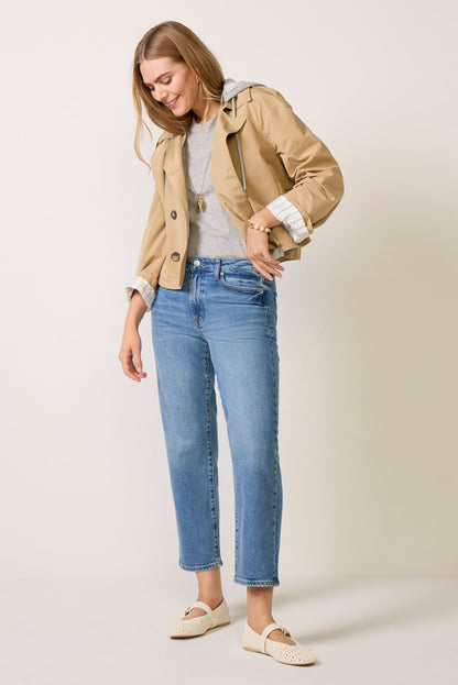 Aleks Crop Straight Jean