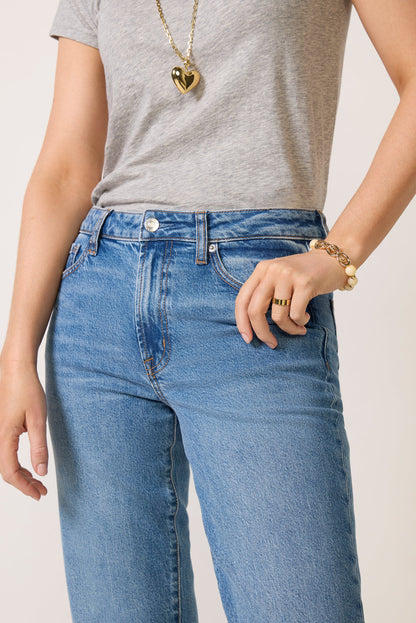 Aleks Crop Straight Jean