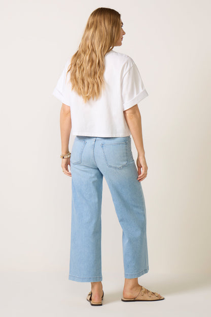 Georgia Wide Leg Ankle Jean