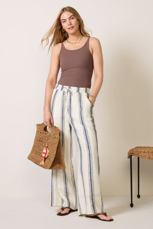 Drew Stripe Wide Leg Pant
