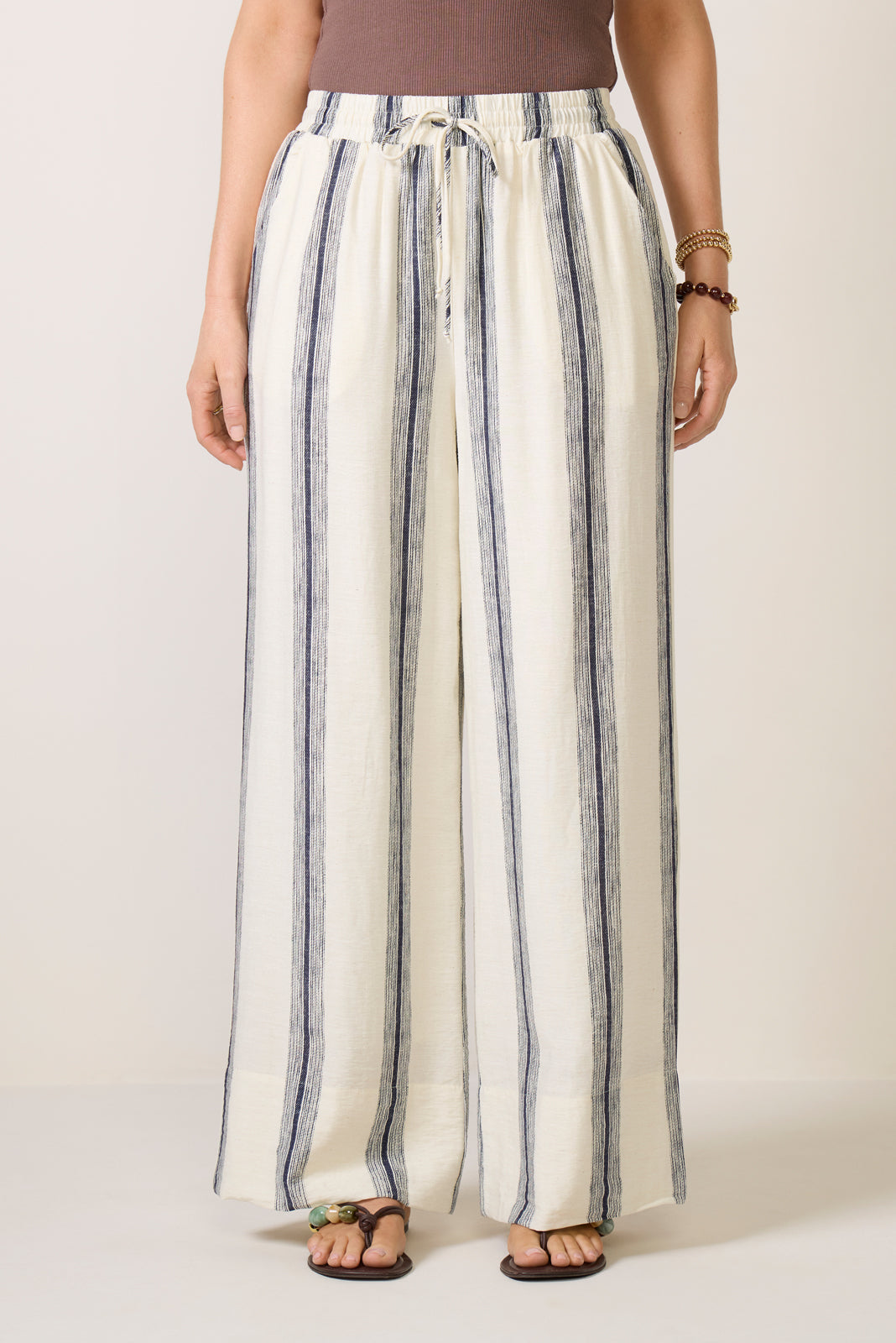 Drew Stripe Wide Leg Pant
