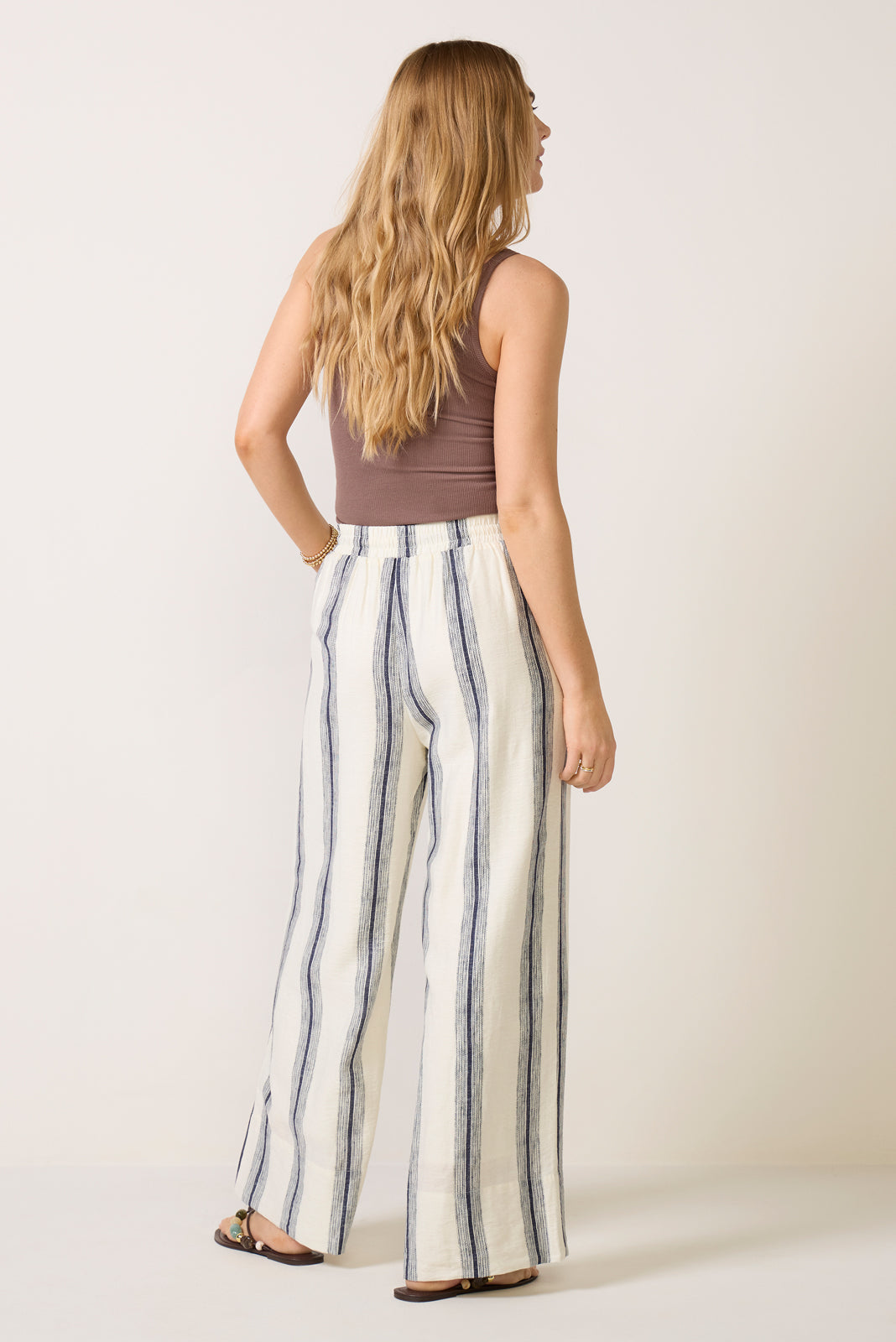 Drew Stripe Wide Leg Pant