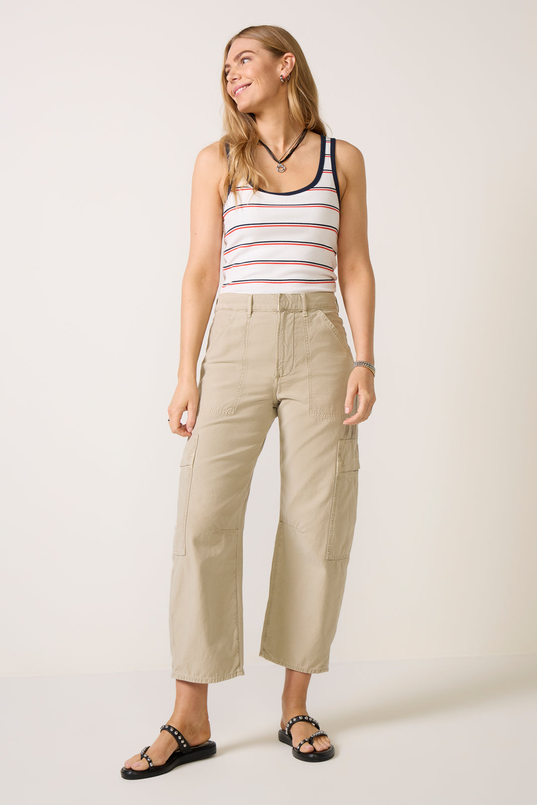 Fisher Striped Rib Tank