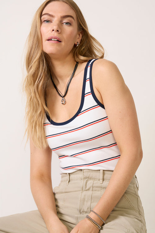 Fisher Striped Rib Tank