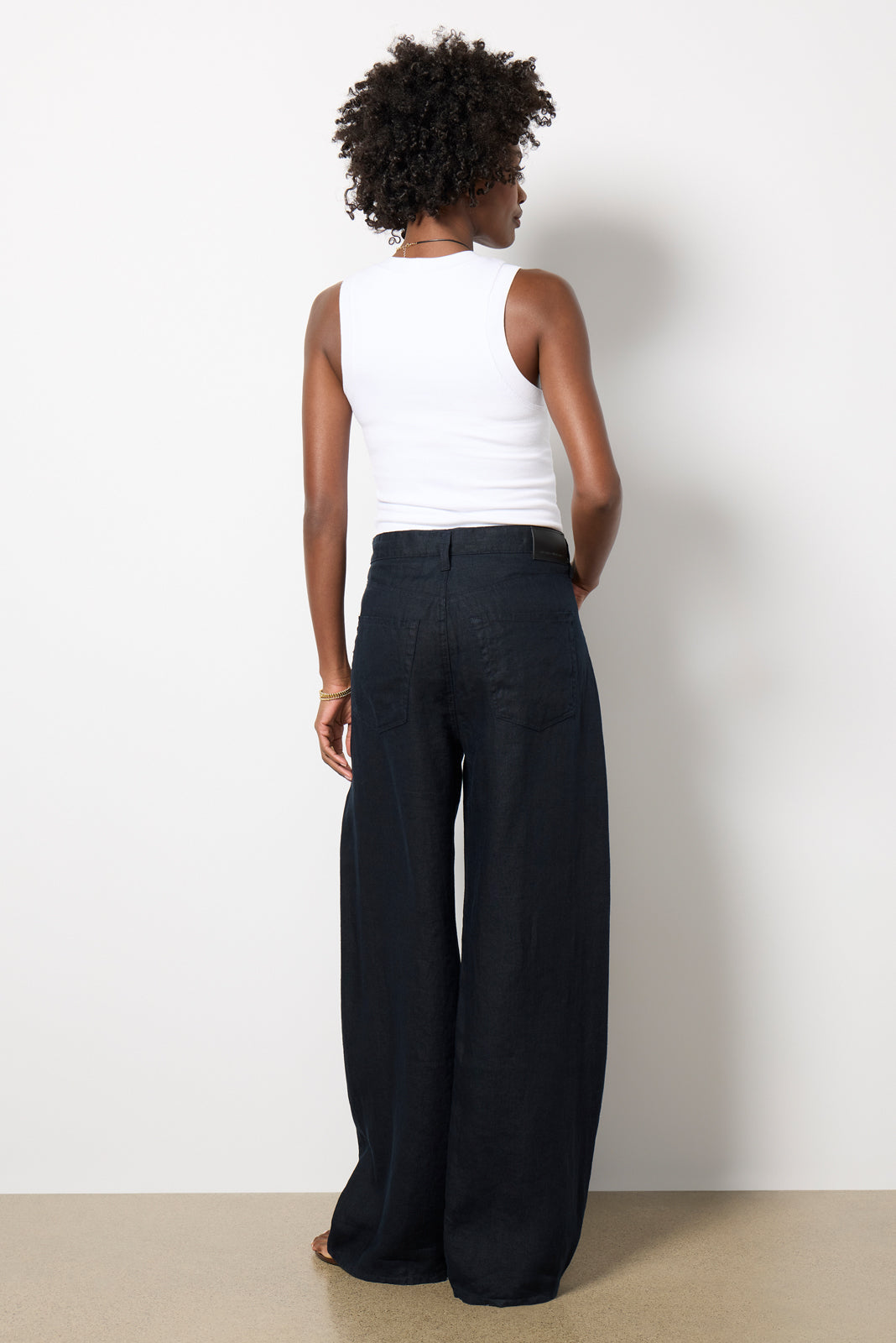Brynn Drawstring Linen Pant