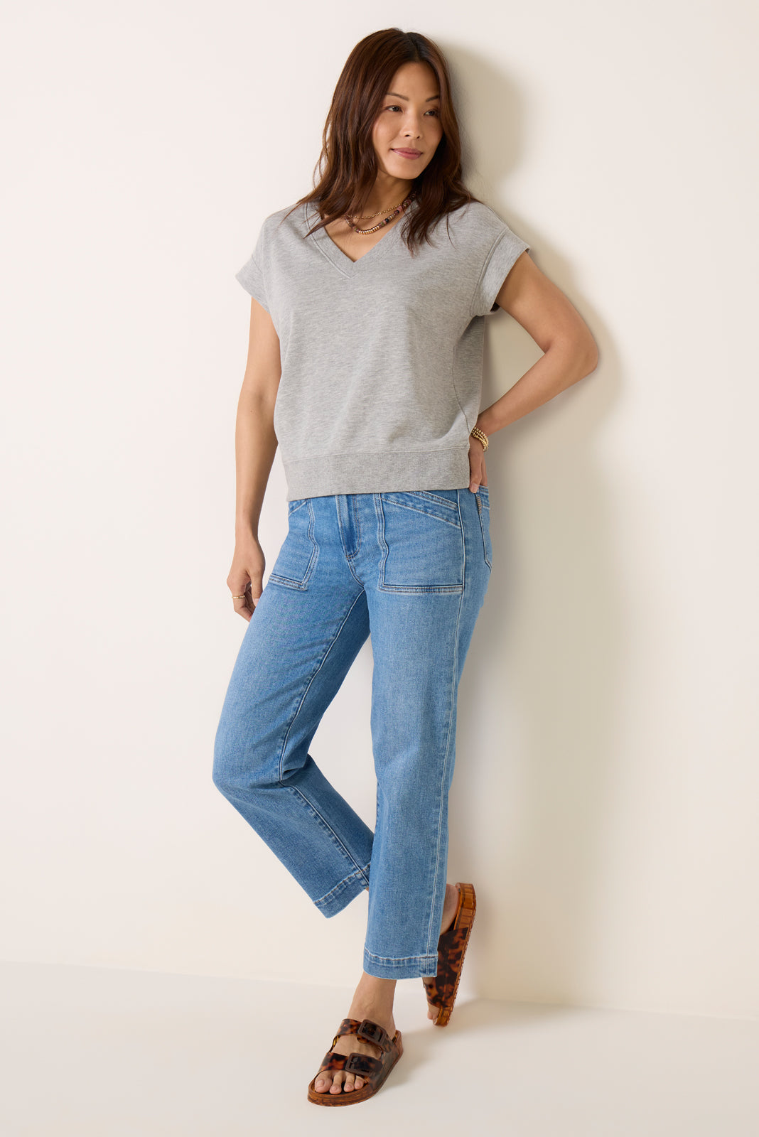 Holland V Neck Sweatshirt
