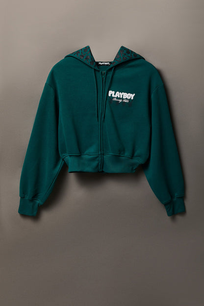 Playboy Fleece Graphic Zip Hoodie