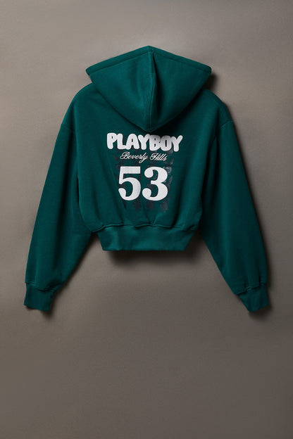 Playboy Fleece Graphic Zip Hoodie