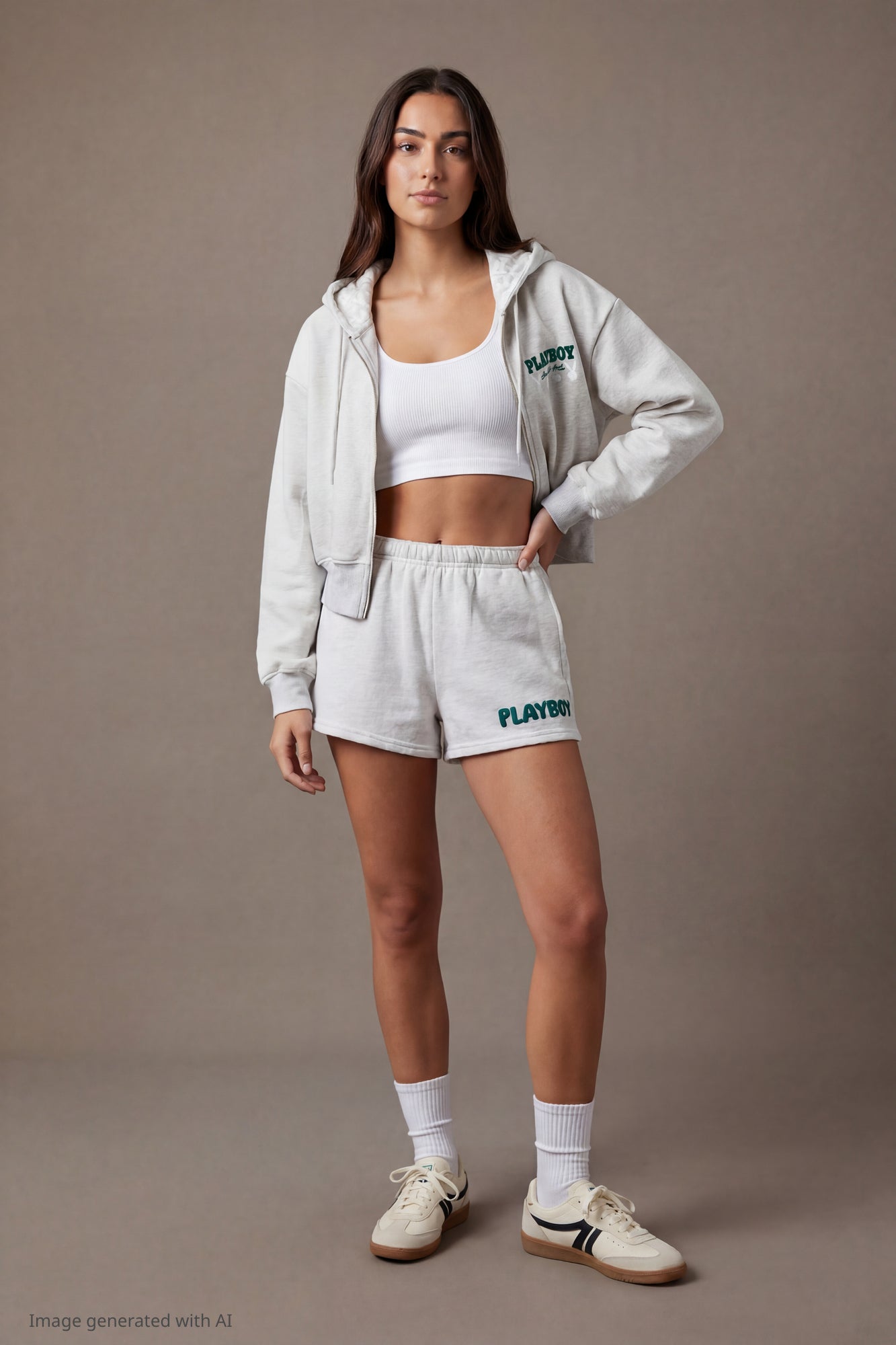 Playboy Fleece Graphic Zip Hoodie