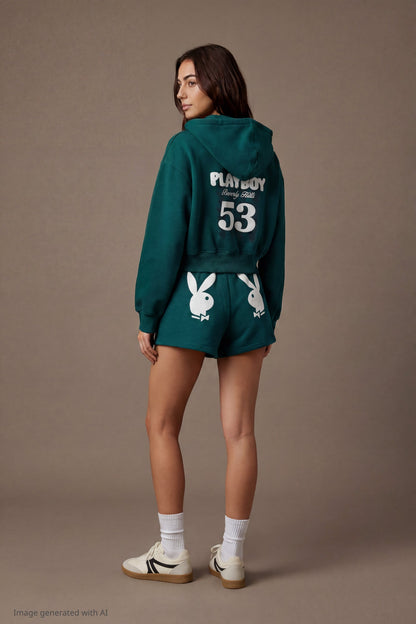Playboy Fleece Graphic Zip Hoodie
