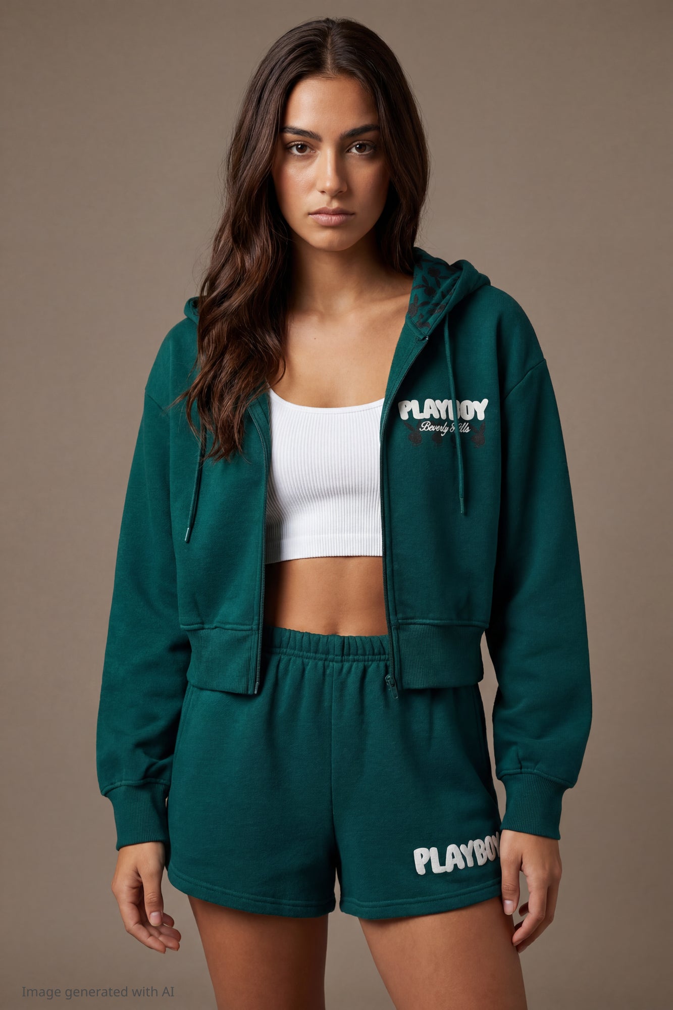 Playboy Fleece Graphic Zip Hoodie