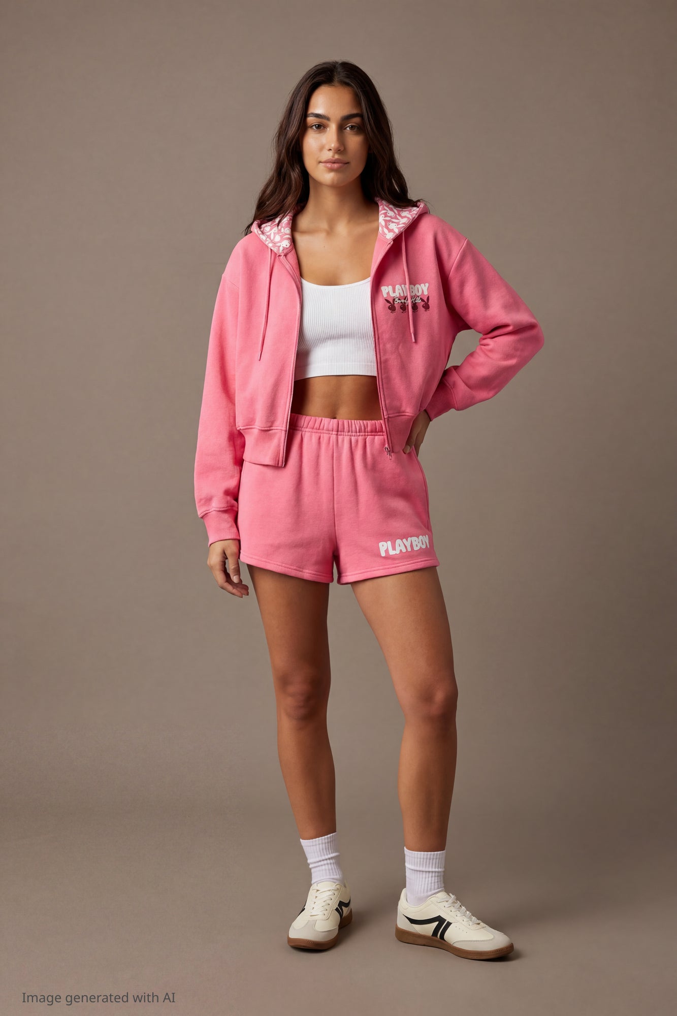 Playboy Fleece Graphic Zip Hoodie