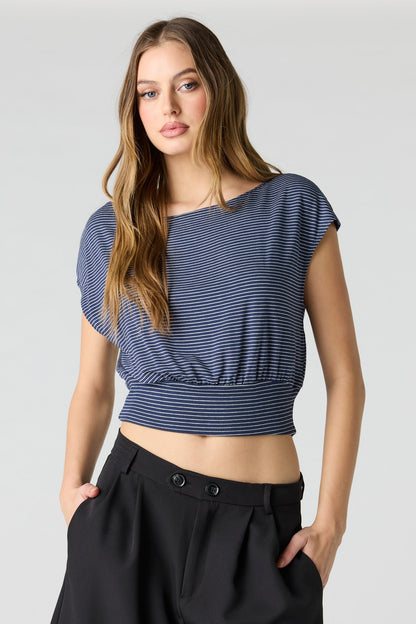 Striped Dolman Top