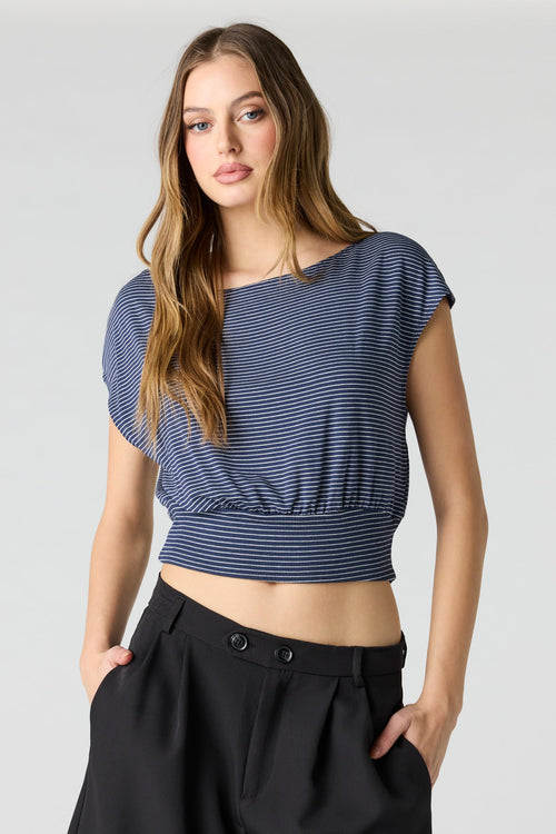 Striped Dolman Top