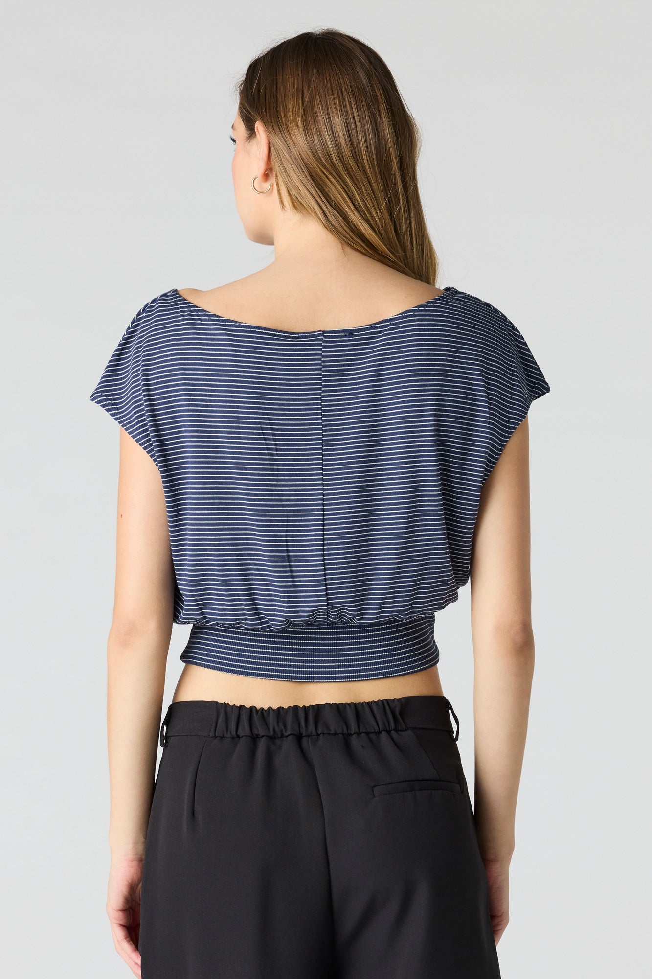 Striped Dolman Top
