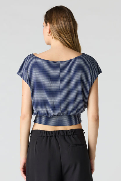 Striped Dolman Top
