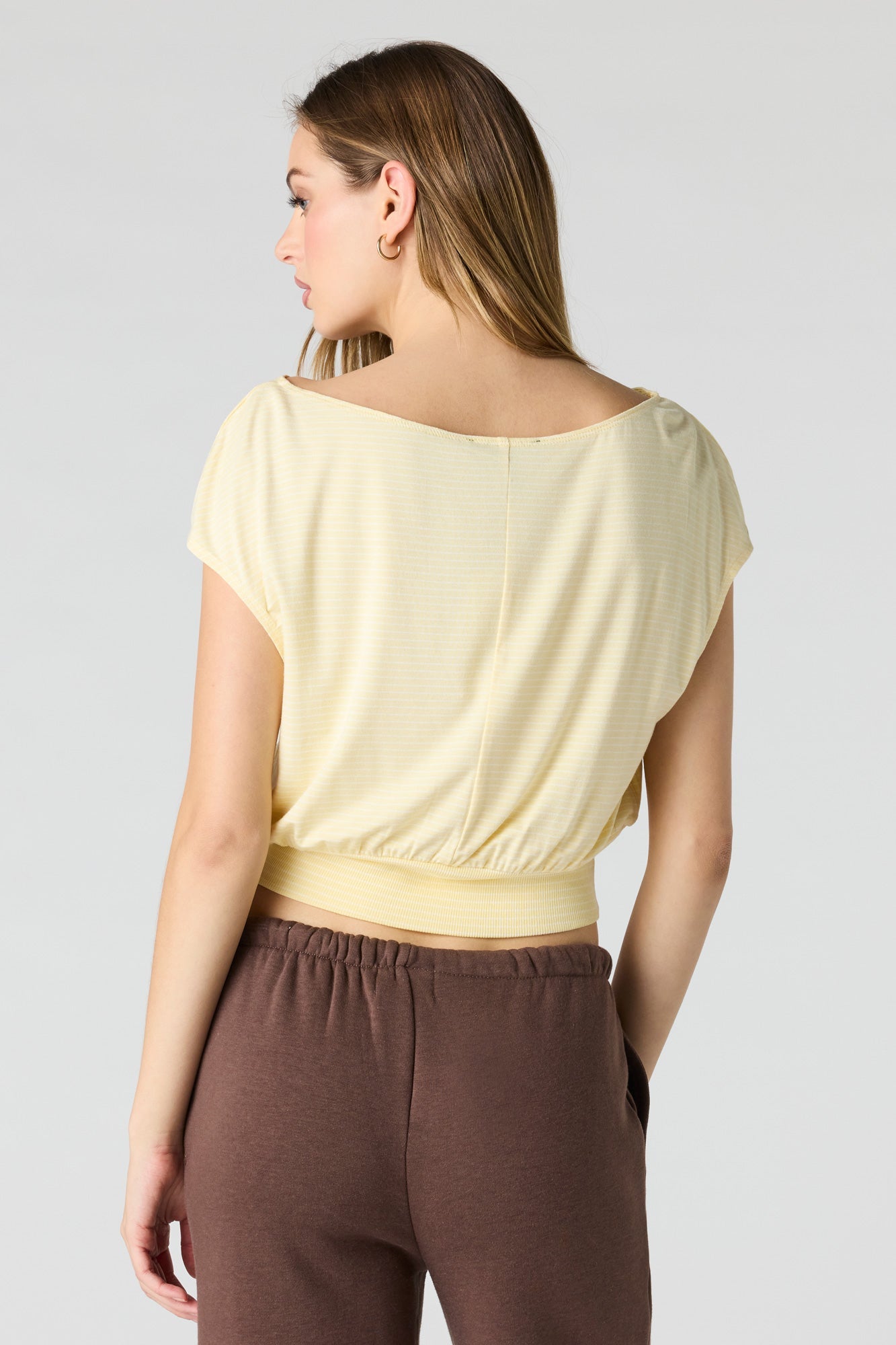 Striped Dolman Top
